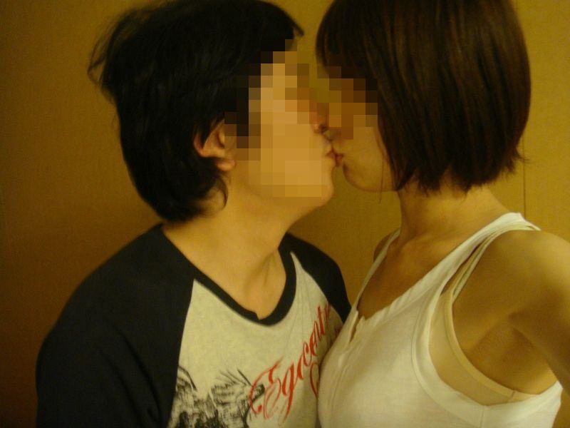 リア充,素人,キス,エロ画像