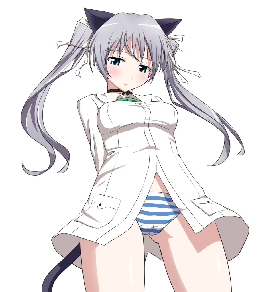 二次元,縞パン,エロ画像,美少女,パンツ【5】