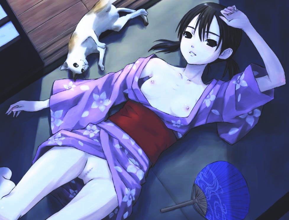 夏,浴衣,二次元,エロ画像