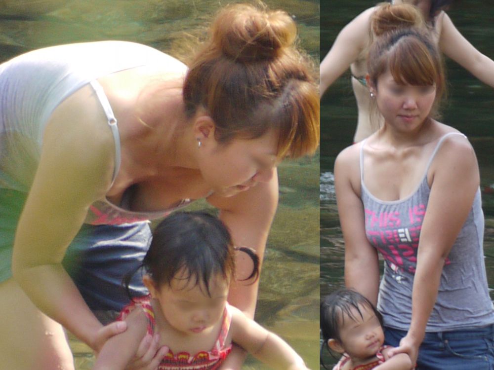 【街盗撮】子連れの若ママが油断しすぎてエ□い件ｗｗｗｗｗｗｗｗｗｗ