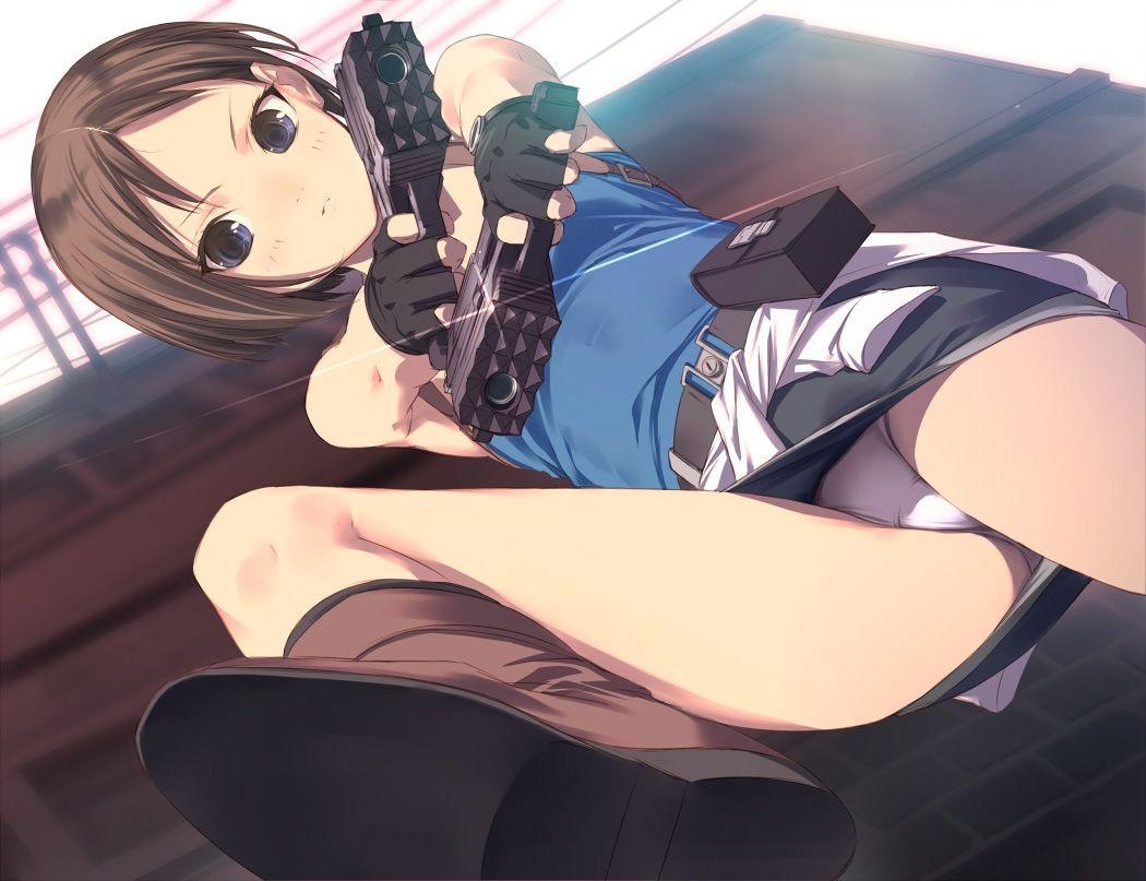 銃,武器,二次元,エロ画像,ピストル,ライフル,マシンガン