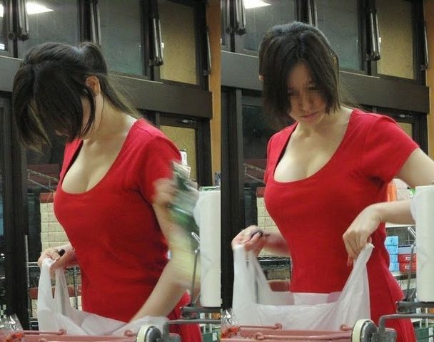 【画像大量】スーパーにいた爆乳OLｗｗｗｗｗｗ