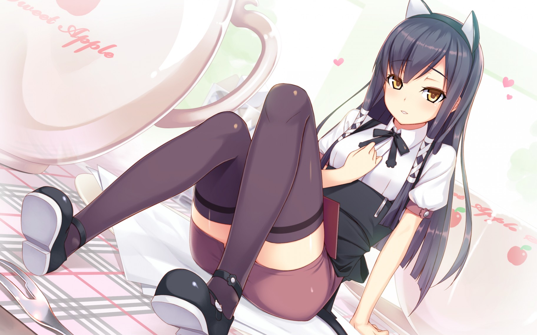 【二次元】絶対領域にムラムラしてくるニーハイ女子の画像ください！（画像30枚）