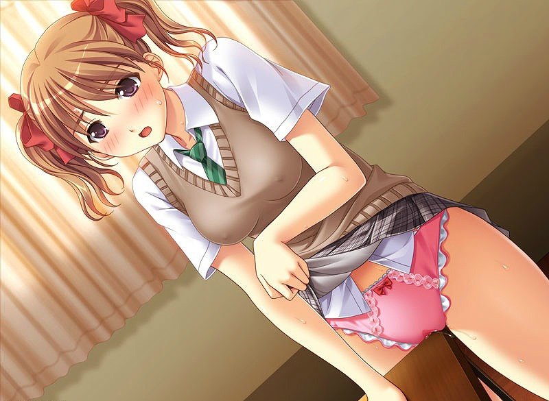 【二次・エロ画像】かわいい女の子が自分のおま○こ弄って、ひくひくしてる・・・。