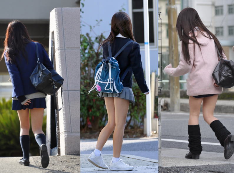 【ミニスカJK】女子校生のスカートってどこまで短くなるの？