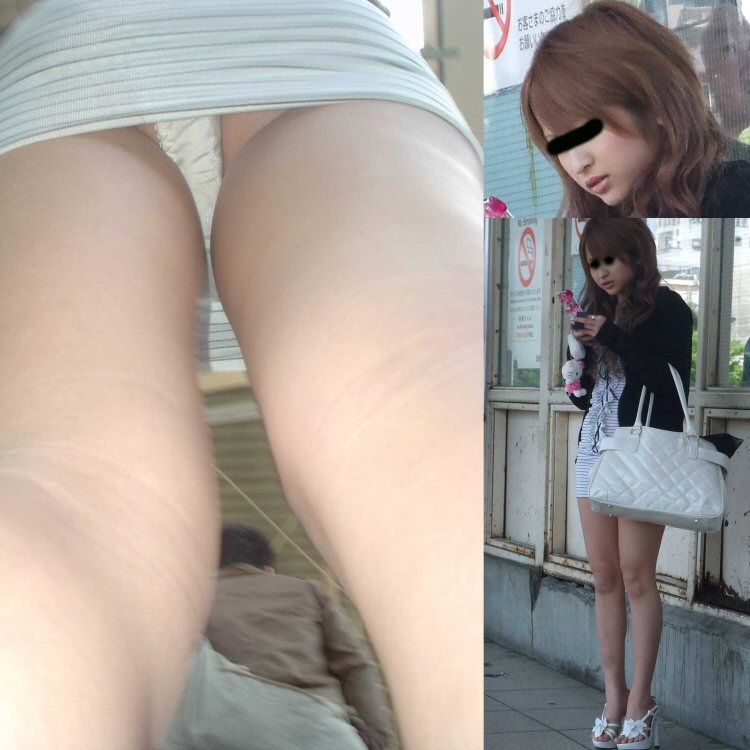 人物 エロ画像 逆さ撮り パンチラ パンツ 盗撮【2】