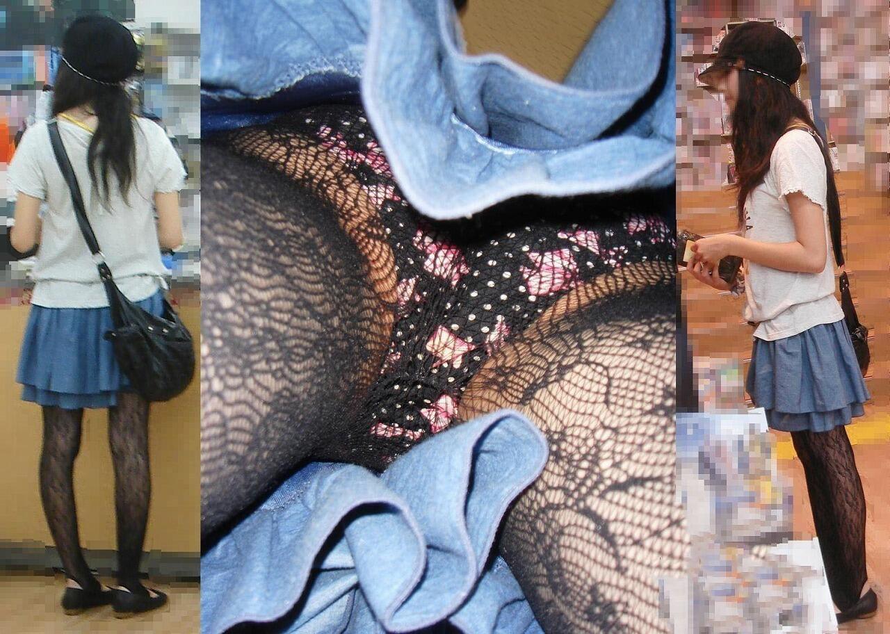 人物,エロ画像,逆さ撮り,パンチラ,パンツ,盗撮【6】