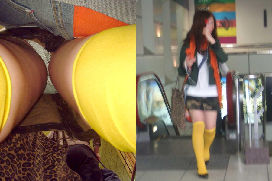人物,エロ画像,逆さ撮り,パンチラ,パンツ,盗撮【20】
