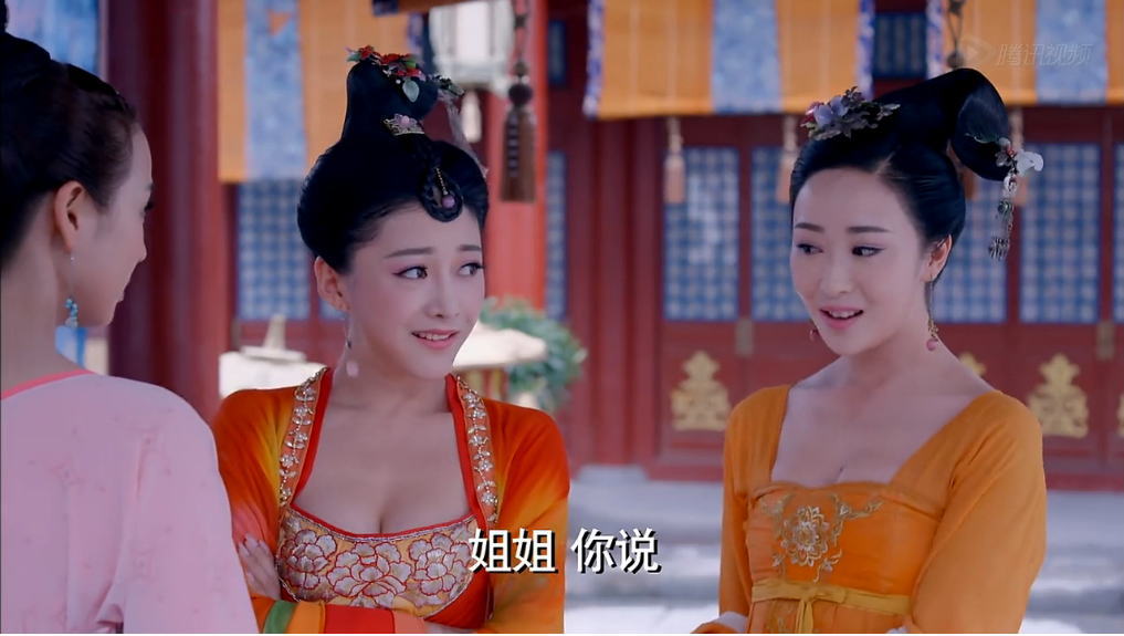 最近中国では谷間がめっちゃ見れる時代劇がある