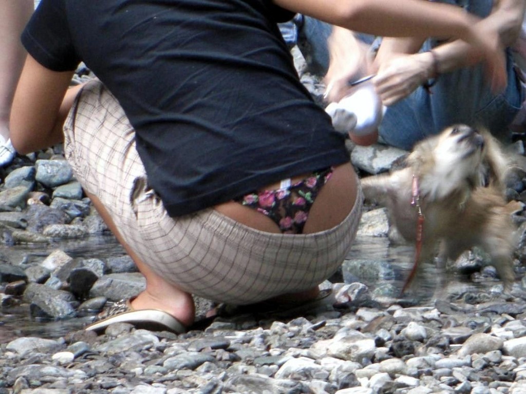 足湯,動物,パンチラ,エロ画像【34】