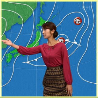 【画像】日テレ「おはよん」の気象予報士さんが巨乳ｗｗ『酒井千佳』