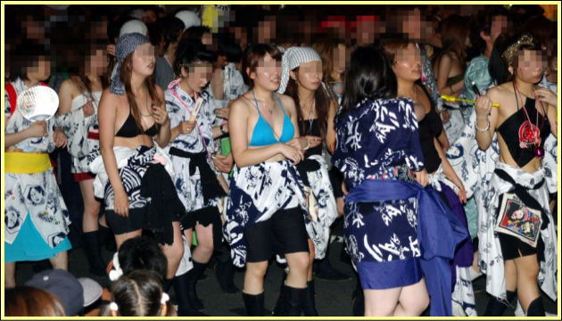日本の祭りエロ過ぎｗそりゃ盛り上がるわｗ
