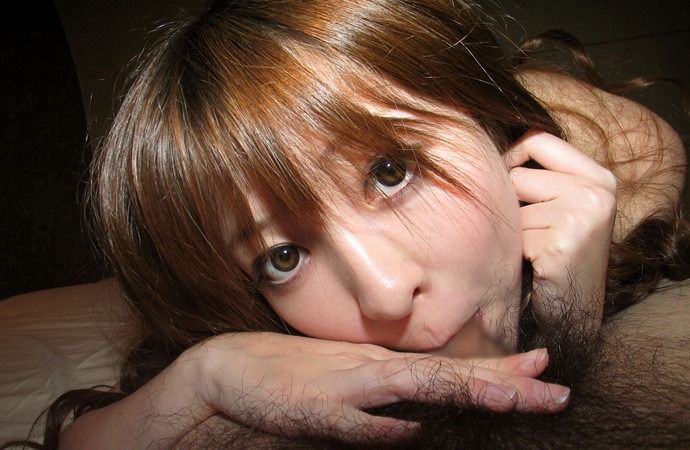 【３次元】卑猥な表情と極上にエロい舌先とお口で癒してくれるｗｗ主観視点のフェラチオ画像