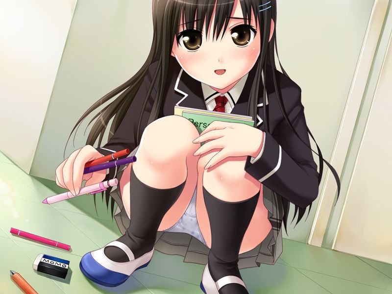 二次元のエロ画像はこんな感じのパンチラ美少女に限るっ！！！